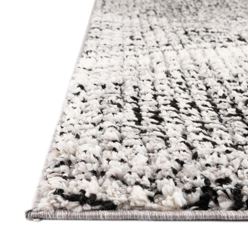 Marrakech Mosaic Collection Area Rug -  Medina Rectangle Black and White  lifestyle 8