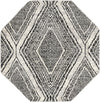Marrakech Mosaic Collection Area Rug -  Medina Octagon Black and White  lifestyle 38
