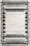 Marrakech Mosaic Collection Area Rug -  Sahara Rectangle Black and White  lifestyle 2
