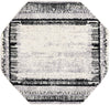 Marrakech Mosaic Collection Area Rug -  Sahara Octagon Black and White  lifestyle 33