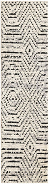 Marrakech Mosaic Collection Area Rug -  Tangier Runner Black and White  lifestyle 52