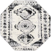 Marrakech Mosaic Collection Area Rug -  Rabat Octagon Black and White  lifestyle 47