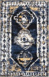 Marrakech Mosaic Collection Area Rug -  Rabat Rectangle Blue  lifestyle 3