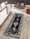 Marrakech Mosaic Collection Area Rug -  Rabat Runner Blue  lifestyle 53