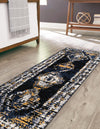 Marrakech Mosaic Collection Area Rug -  Rabat Runner Blue  lifestyle 57