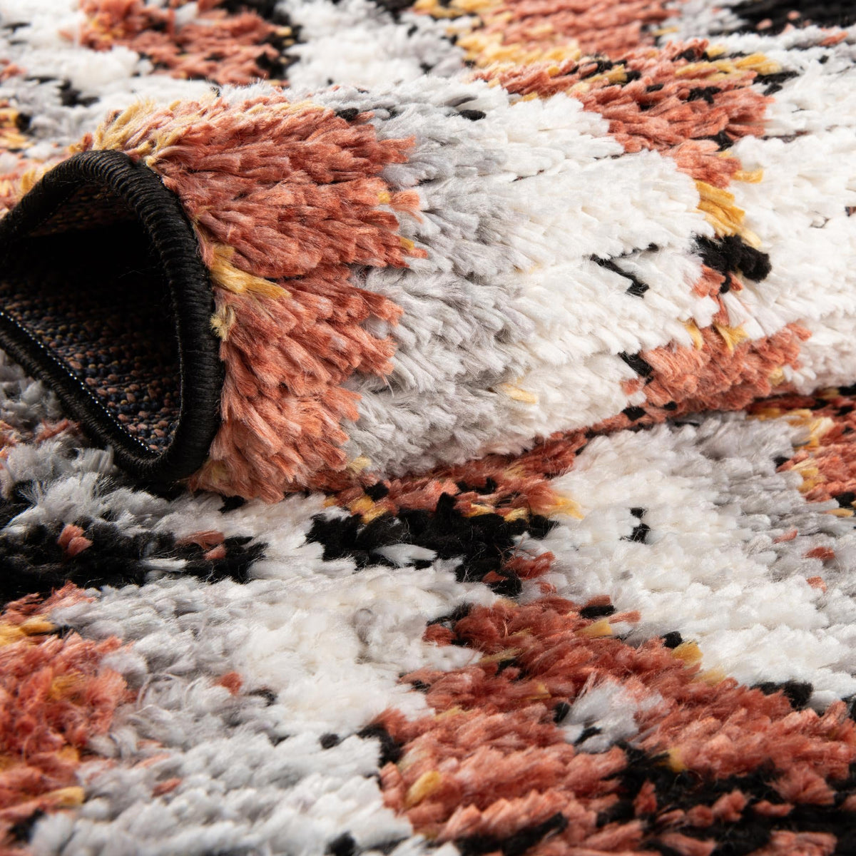 Marrakech Mosaic Collection Area Rug -  Rabat Rectangle Terracotta  lifestyle 13
