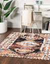 Marrakech Mosaic Collection Area Rug -  Rabat Square Terracotta  lifestyle 58