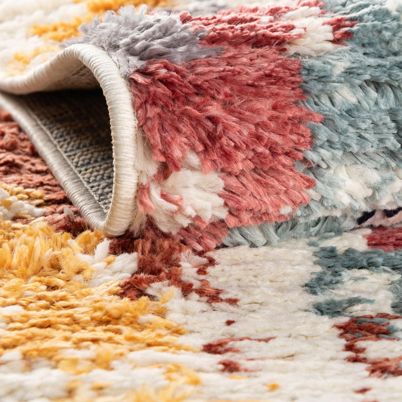 Marrakech Mosaic Collection Area Rug -  Chefchaouen Rectangle Ivory  lifestyle 4