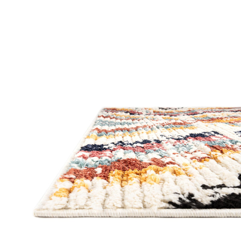 Marrakech Mosaic Collection Area Rug -  Chefchaouen Rectangle Ivory  lifestyle 5