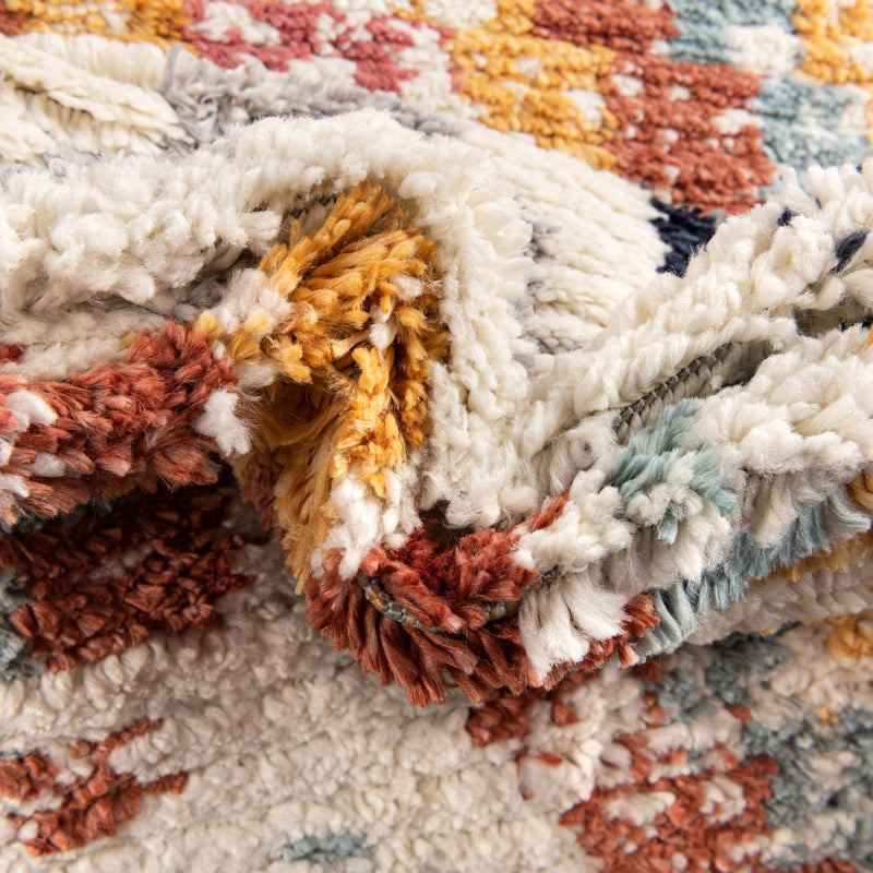 Marrakech Mosaic Collection Area Rug -  Chefchaouen Rectangle Ivory  lifestyle 6