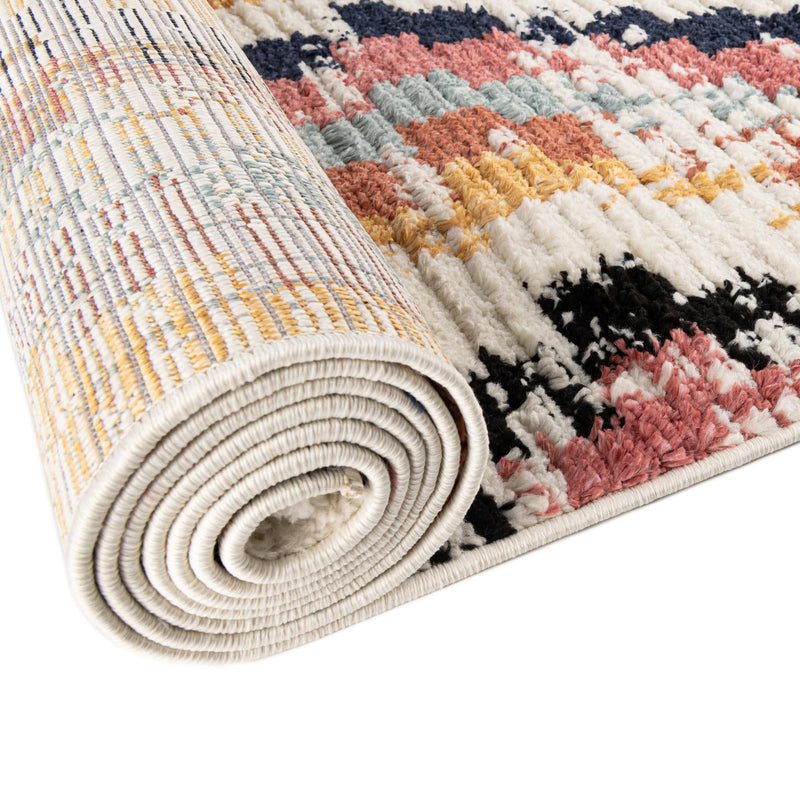Marrakech Mosaic Collection Area Rug -  Chefchaouen Rectangle Ivory  lifestyle 10