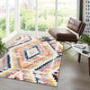 Marrakech Mosaic Collection Area Rug -  Chefchaouen Rectangle Ivory  lifestyle 13