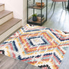 Marrakech Mosaic Collection Area Rug -  Chefchaouen Square Ivory  lifestyle 44