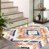 Marrakech Mosaic Collection Area Rug -  Chefchaouen Square Ivory  lifestyle 48