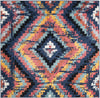 Marrakech Mosaic Collection Area Rug -  Chefchaouen Square Blue  lifestyle 17