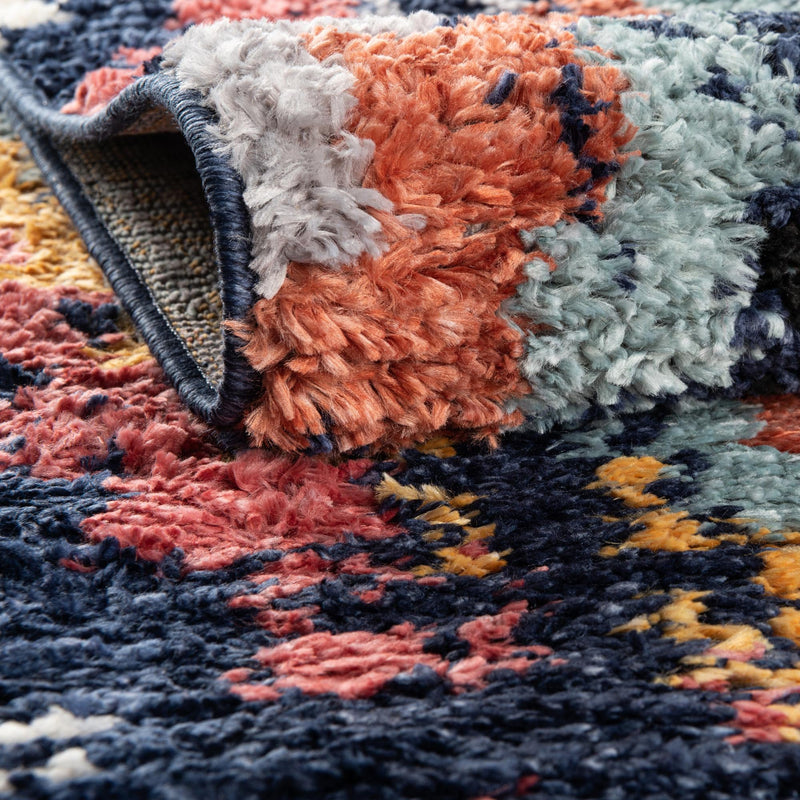 Marrakech Mosaic Collection Area Rug -  Chefchaouen Square Blue  lifestyle 32