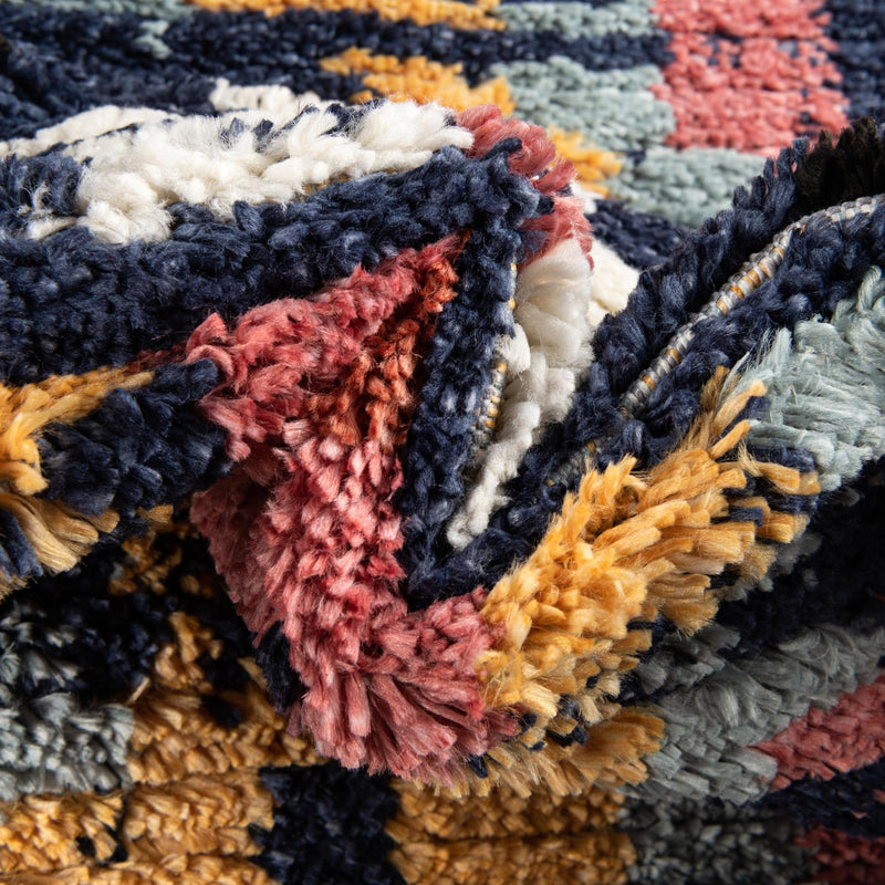Marrakech Mosaic Collection Area Rug -  Chefchaouen Square Blue  lifestyle 42