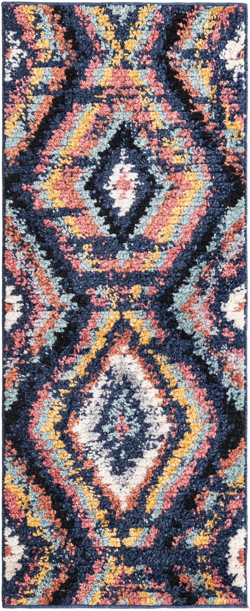 Marrakech Mosaic Collection Area Rug -  Chefchaouen Runner Blue  lifestyle 19