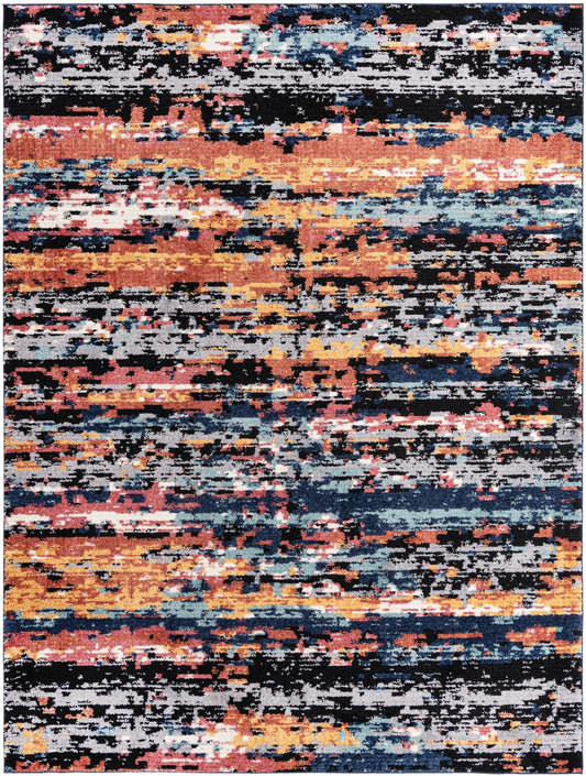 Marrakech Mosaic Collection Area Rug -  Berber Rectangle Multi Main