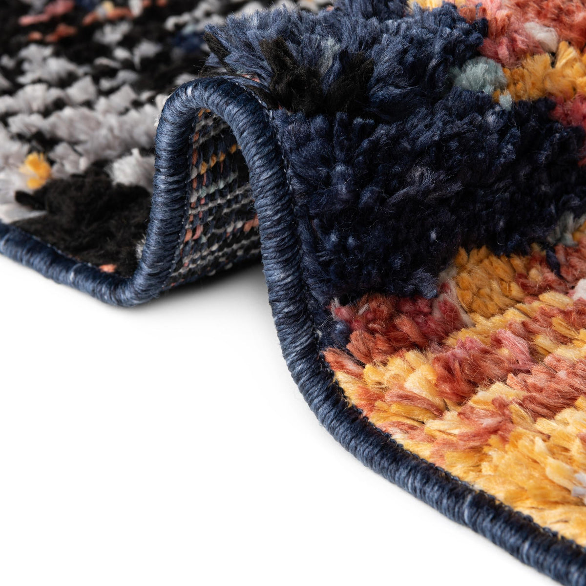 Marrakech Mosaic Collection Area Rug -  Berber Rectangle Multi  lifestyle 9