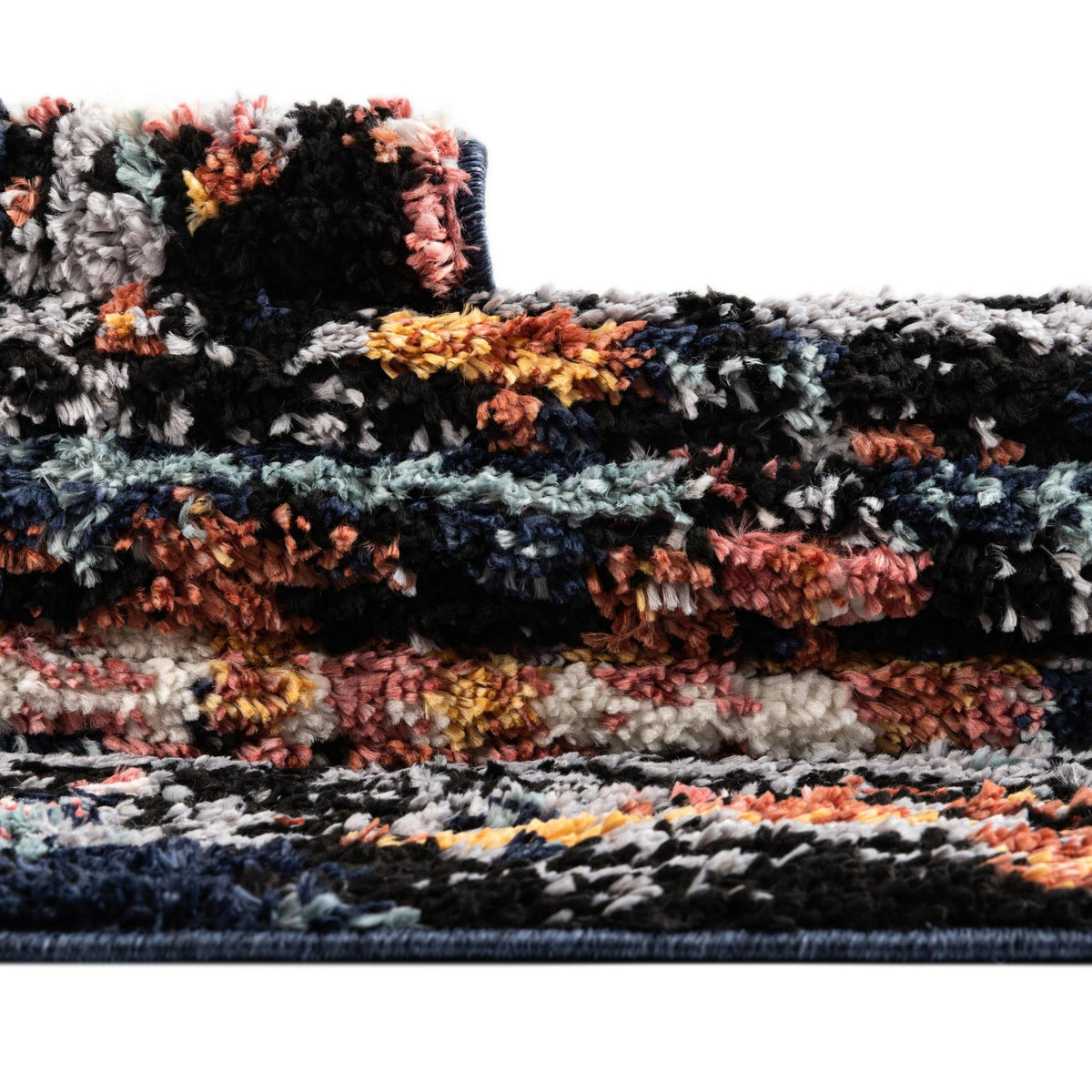 Marrakech Mosaic Collection Area Rug -  Berber Rectangle Multi  lifestyle 13