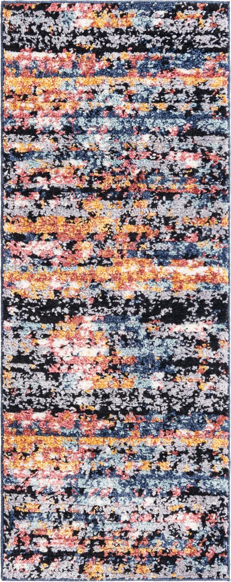 Marrakech Mosaic Collection Area Rug -  Berber Runner Multi  lifestyle 18