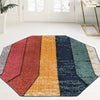Marrakech Mosaic Collection Area Rug -  Agadir Octagon Multi  lifestyle 61