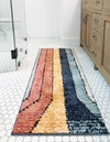 Marrakech Mosaic Collection Area Rug -  Agadir Runner Multi  lifestyle 24