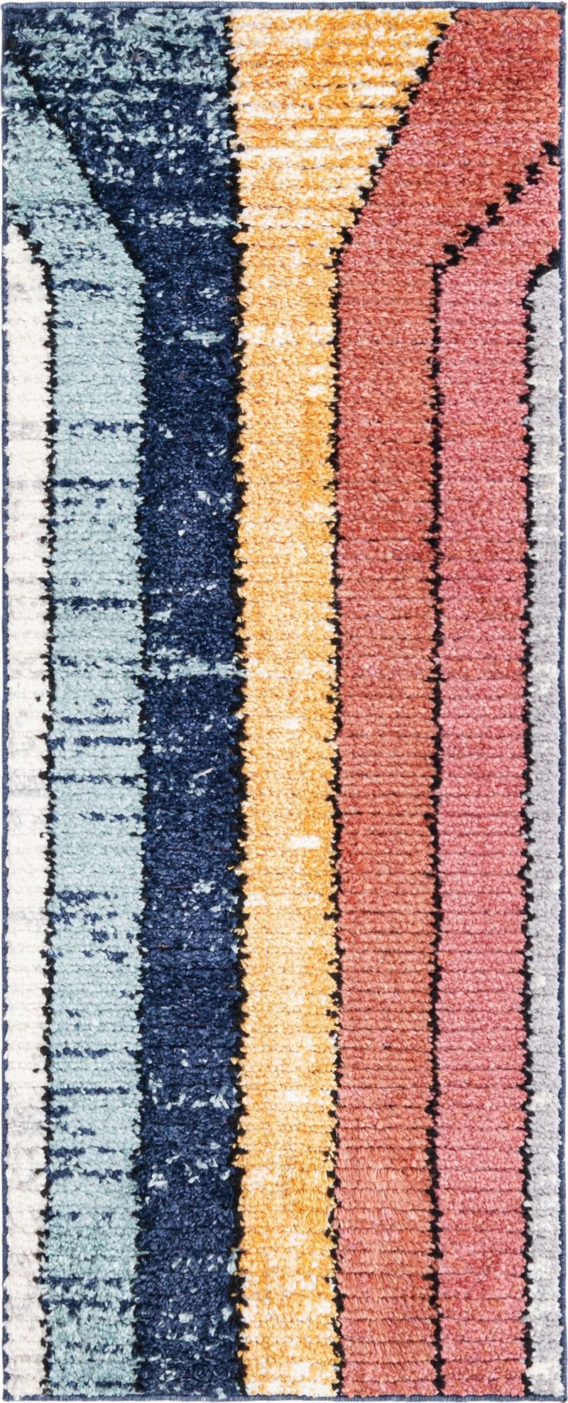 Marrakech Mosaic Collection Area Rug -  Agadir Runner Multi  lifestyle 18
