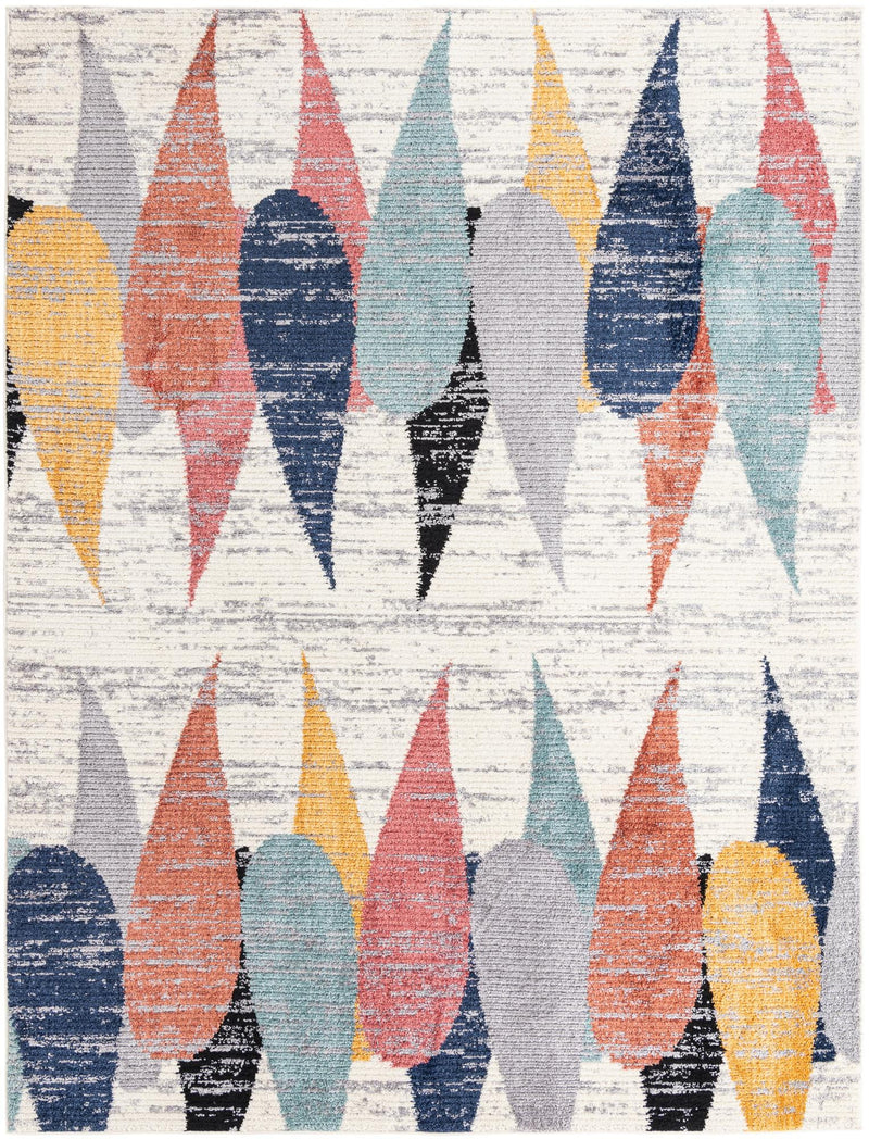 Marrakech Mosaic Collection Area Rug -  Essaouira Rectangle Ivory  lifestyle 3