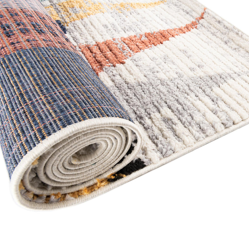 Marrakech Mosaic Collection Area Rug -  Essaouira Rectangle Ivory  lifestyle 22