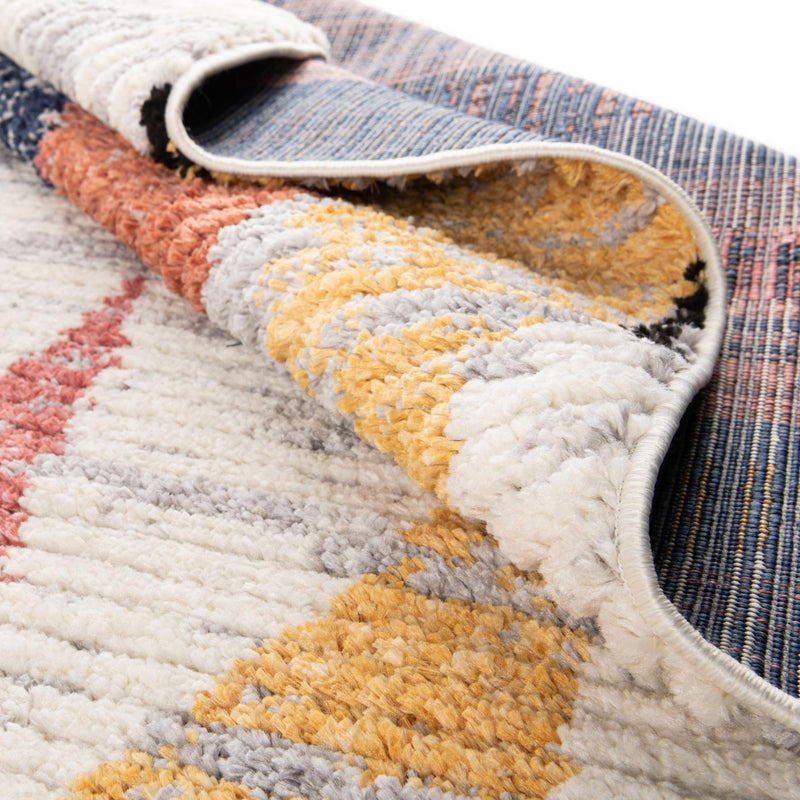 Marrakech Mosaic Collection Area Rug -  Essaouira Rectangle Ivory  lifestyle 24