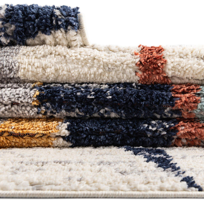 Marrakech Mosaic Collection Area Rug -  Essaouira Rectangle Ivory  lifestyle 26