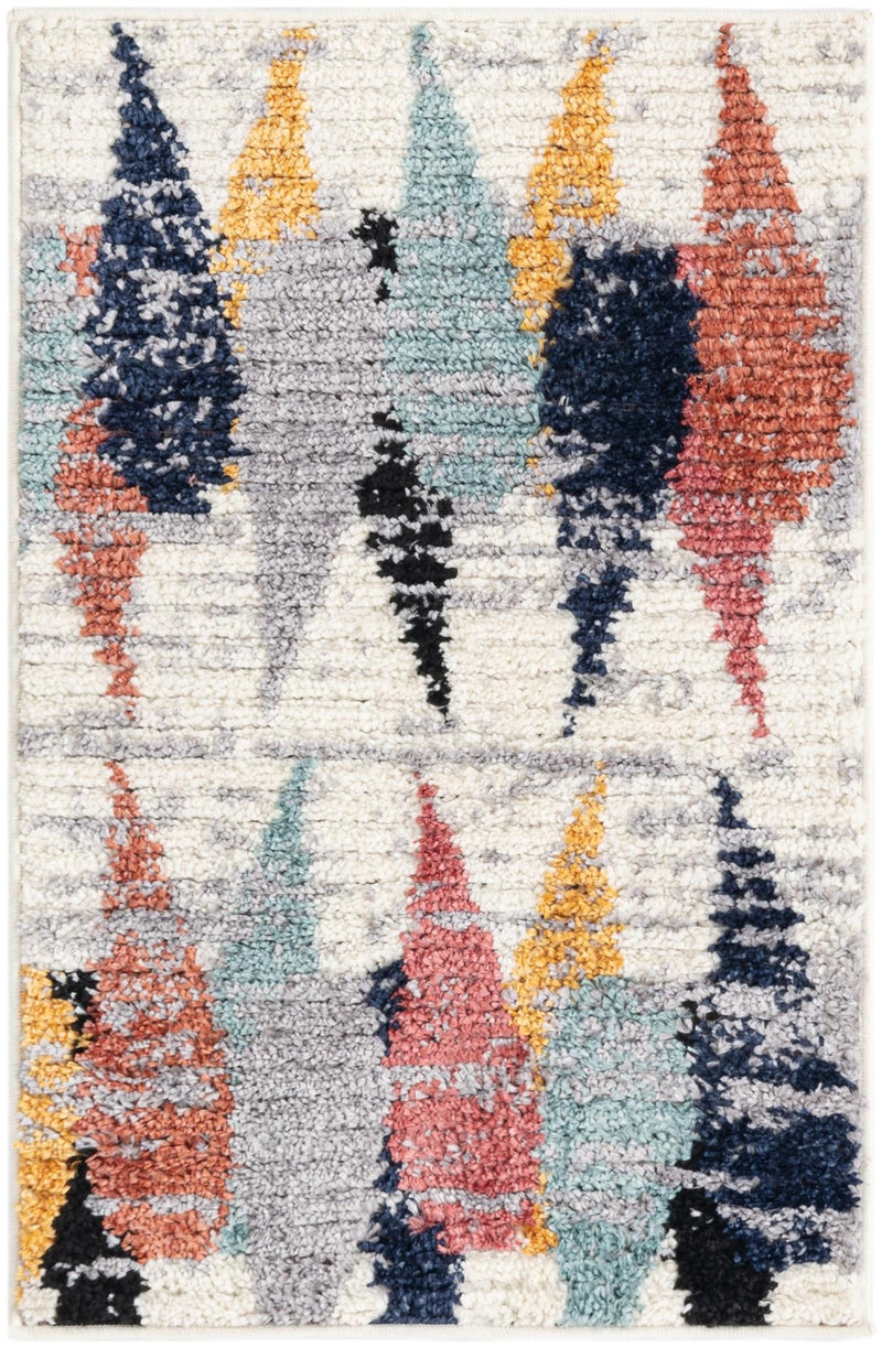 Marrakech Mosaic Collection Area Rug -  Essaouira Rectangle Ivory  lifestyle 2