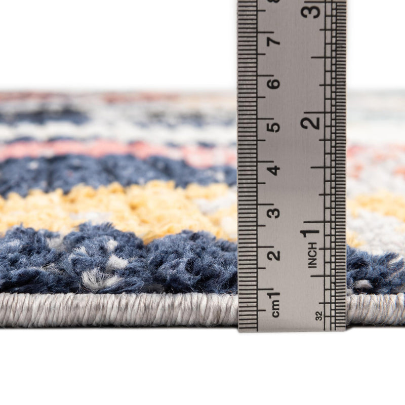 Marrakech Mosaic Collection Area Rug -  Essaouira Rectangle Blue  lifestyle 7