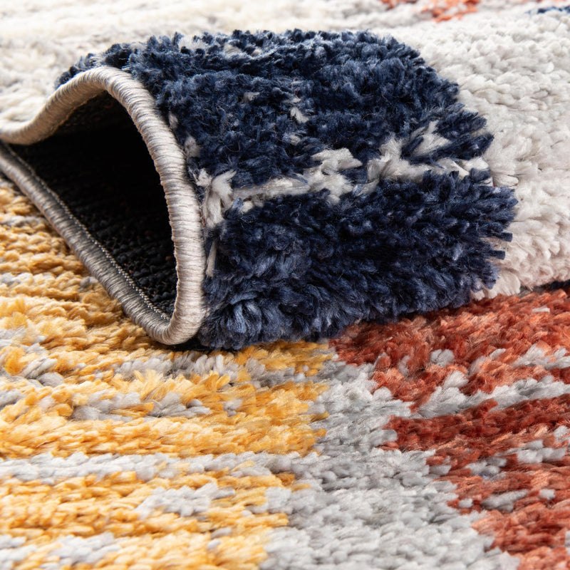 Marrakech Mosaic Collection Area Rug -  Essaouira Rectangle Blue  lifestyle 9