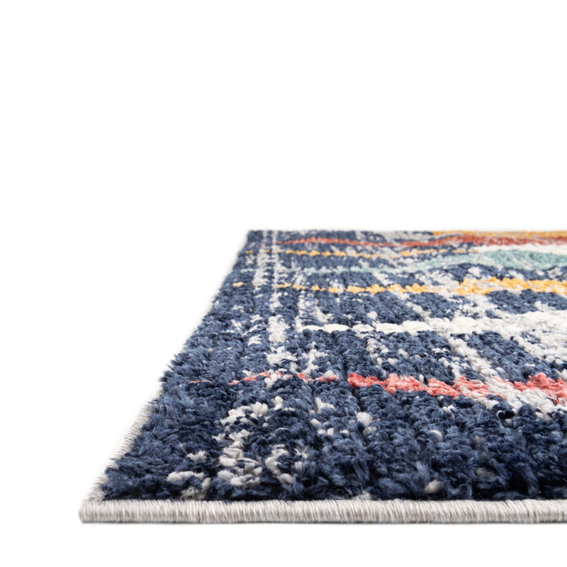 Marrakech Mosaic Collection Area Rug -  Essaouira Rectangle Blue  lifestyle 11