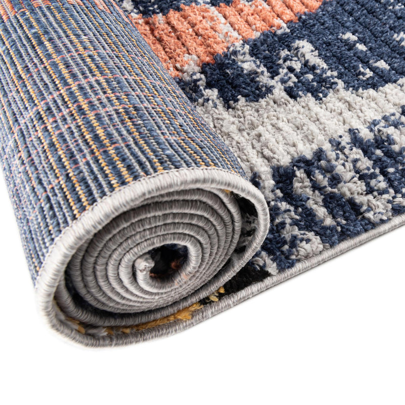 Marrakech Mosaic Collection Area Rug -  Essaouira Rectangle Blue  lifestyle 21
