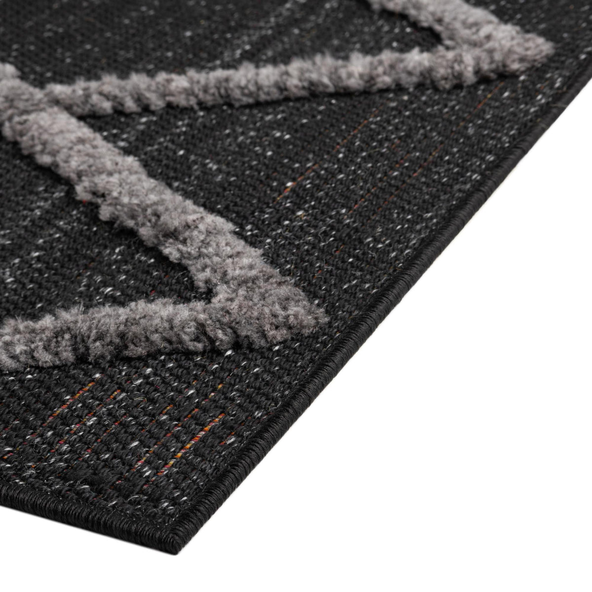 Terrace Collection Area Rug -  Pavilion Rectangle Graphite Gray  lifestyle 68