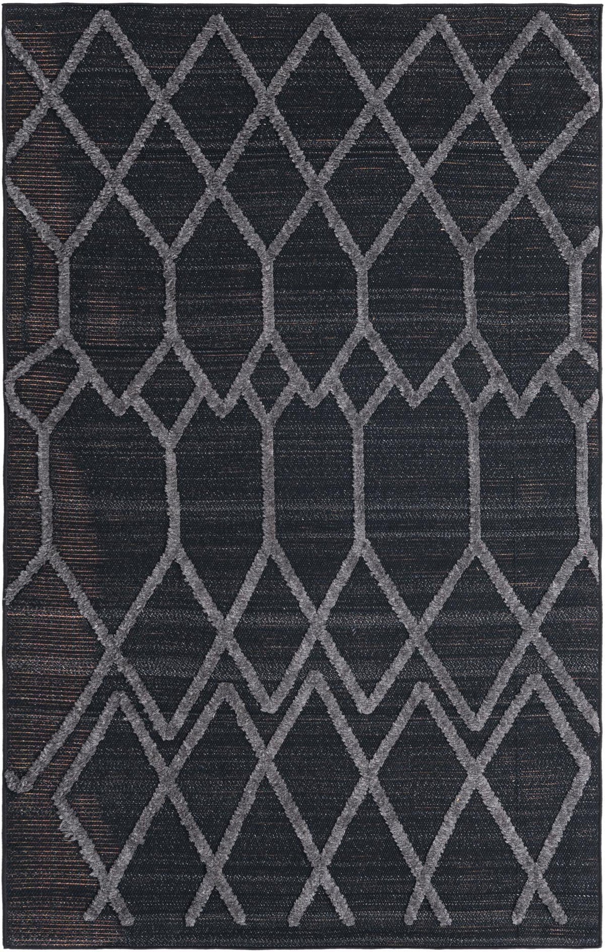 Terrace Collection Area Rug -  Pavilion Rectangle Graphite Gray  lifestyle 11