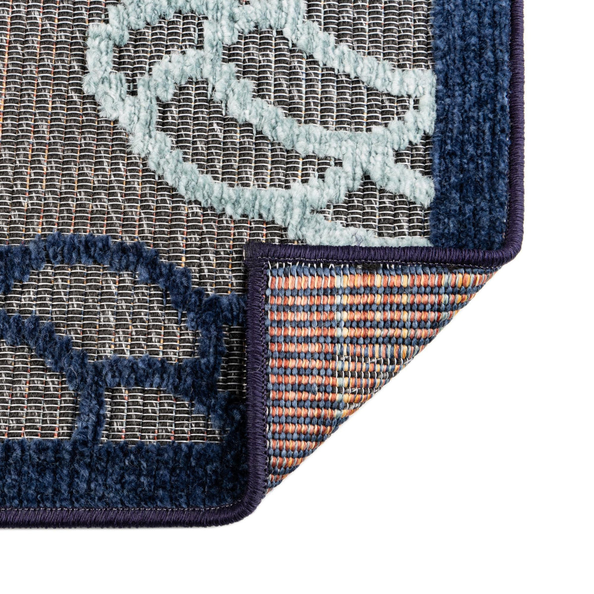 Terrace Collection Area Rug -  Pavilion Rectangle Gray  lifestyle 55