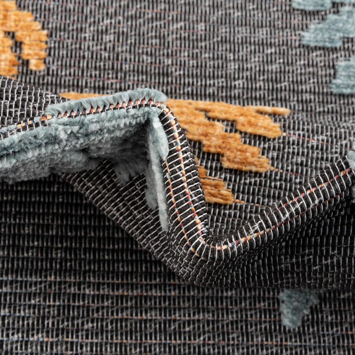 Terrace Collection Area Rug -  Pavilion Rectangle Gray  lifestyle 72