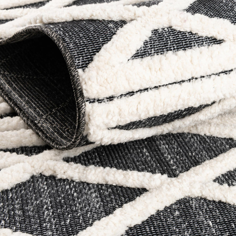 Terrace Collection Area Rug -  Pavilion (Graphite Gray) Rectangle Graphite Gray  lifestyle 3
