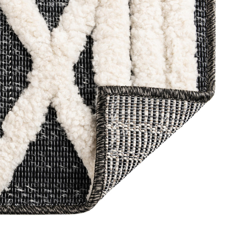 Terrace Collection Area Rug -  Pavilion (Graphite Gray) Rectangle Graphite Gray  lifestyle 6