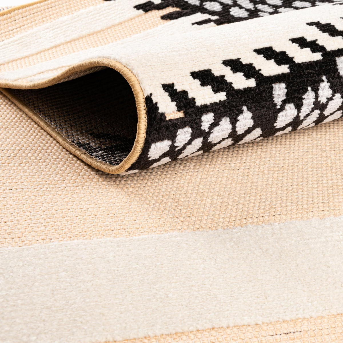 Terrace Collection Area Rug -  Pavilion Rectangle Tan  lifestyle 33