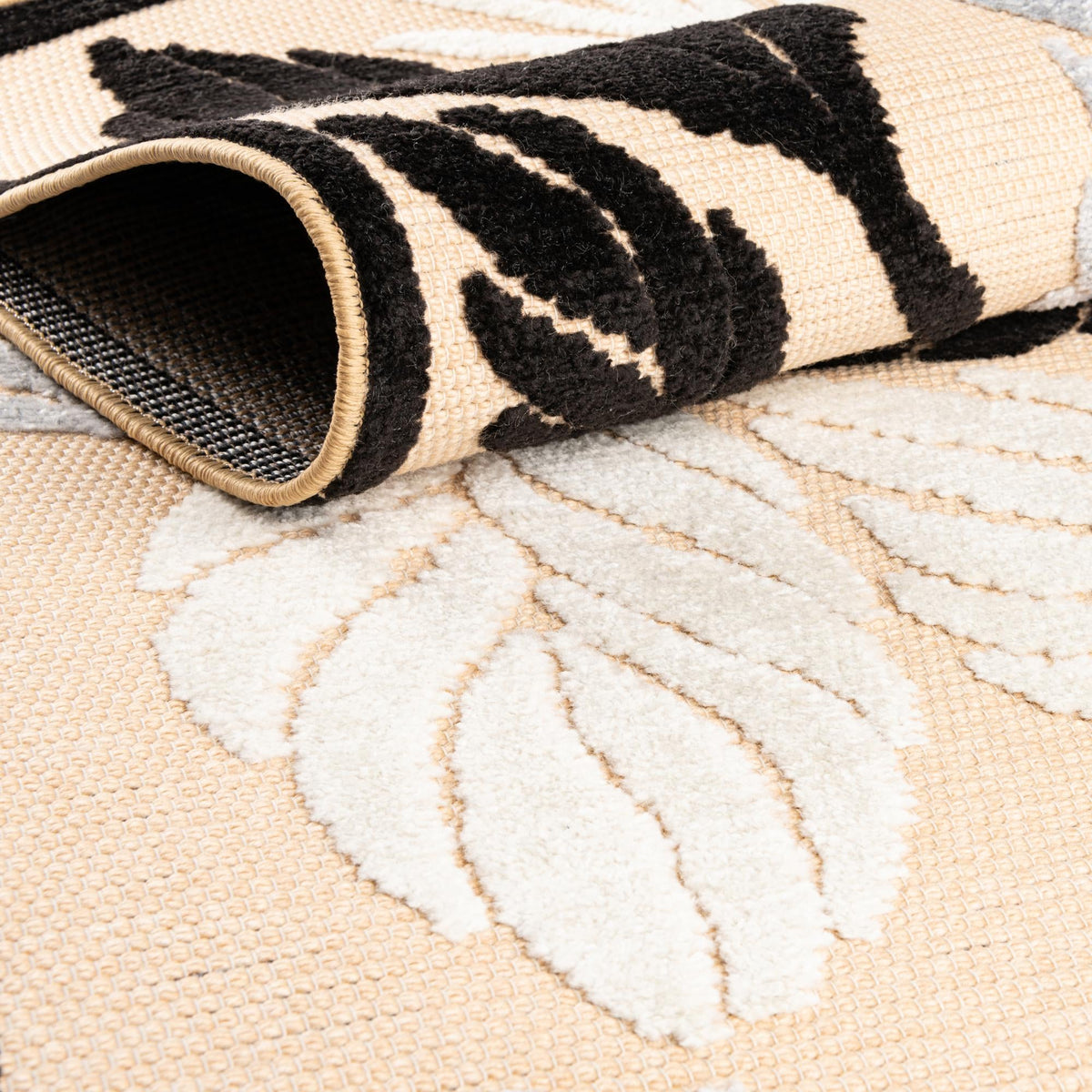 Terrace Collection Area Rug -  Pavilion Rectangle Tan  lifestyle 55