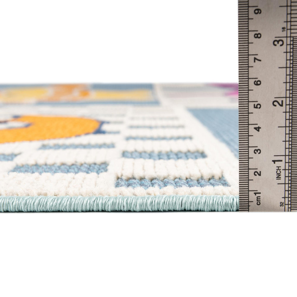 Terrace Collection Area Rug -  Pavilion Rectangle Light Blue  lifestyle 28