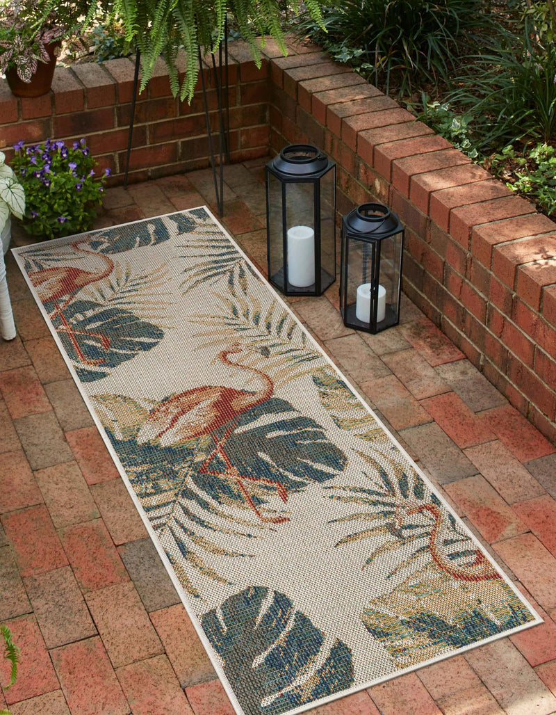 Coastal Terrace Collection Area Rug - Seabreeze Runner Ivory  lifestyle 35