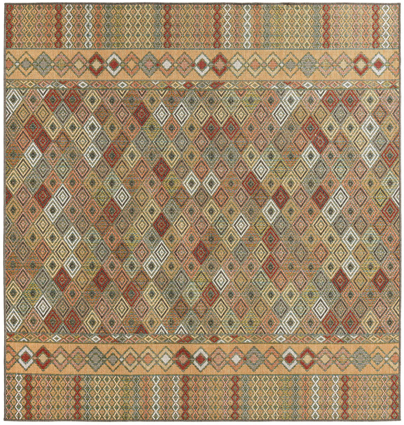 Coastal Terrace Collection Area Rug -  Pelican Square Multi  lifestyle 36