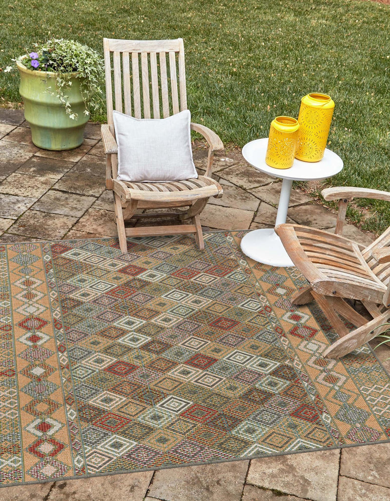 Coastal Terrace Collection Area Rug -  Pelican Square Multi  lifestyle 28